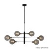 Steinhauer Constellation Lampada a Sospensione Grigio, Nero, 6-Luci