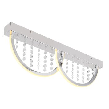 Globo GERT Plafoniera LED Bianco, 1-Luce, Cambia colore