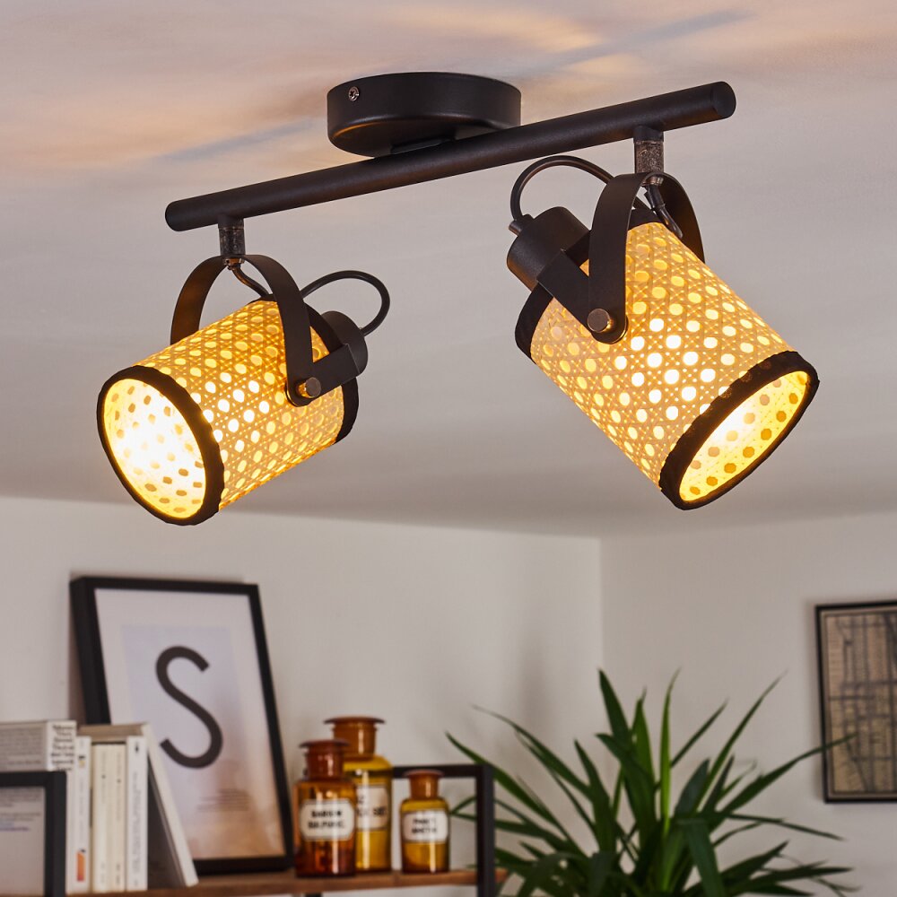 Broekerhaven Plafoniera Nero, 2-Luci main product photo