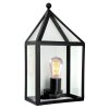 KS Verlichting Laren Applique Nero, 1-Luce