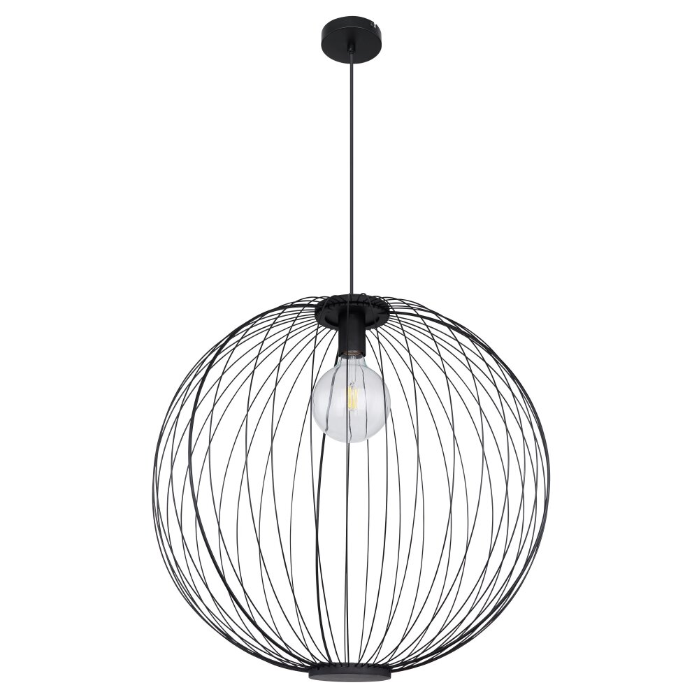 Globo ROZA Lampadario a sospensione Nero, 1-Luce main product photo