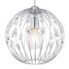 Globo HANAKO Lampadario a sospensione Cromo, 1-Luce