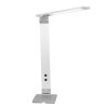 Steinhauer Serenade Lampada da tavolo LED Acciaio inox, Bianco, 1-Luce