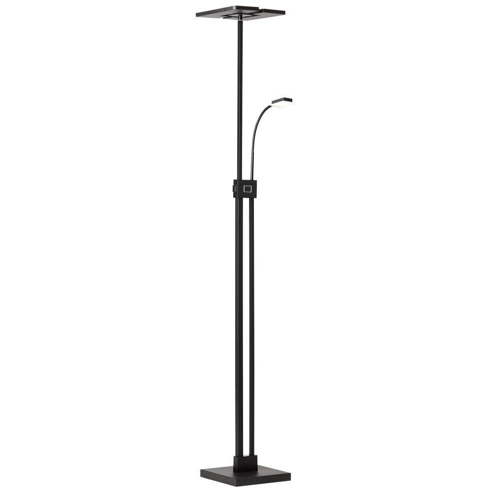 Brilliant Forrester Lampada da terra LED Nero, 2-Luci main product photo