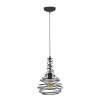 Walterswald Lampada a Sospensione Nero, 1-Luce