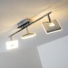 Trio Pontius Faretto da soffitto LED Cromo, 3-Luci