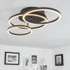 Malanie Plafoniera LED Nero, 1-Luce