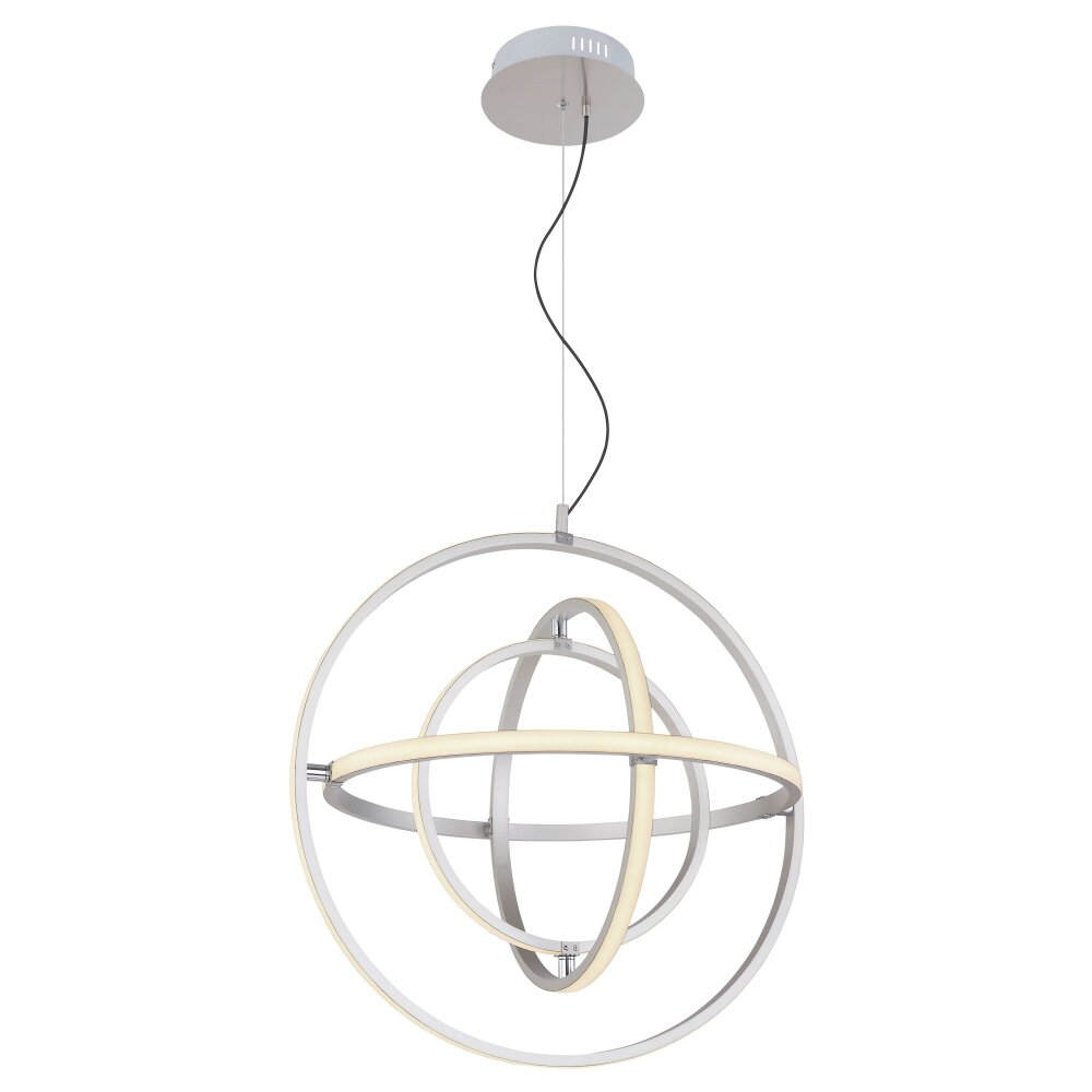 Globo KURUS Lampadario a sospensione LED Nichel opaco, 1-Luce main product photo