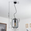 Quesada Lampadario a sospensione Nero, 1-Luce