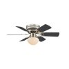 Globo Ventilatore Nichel opaco, 1-Luce