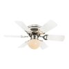 Globo Ventilatore Nichel opaco, 1-Luce