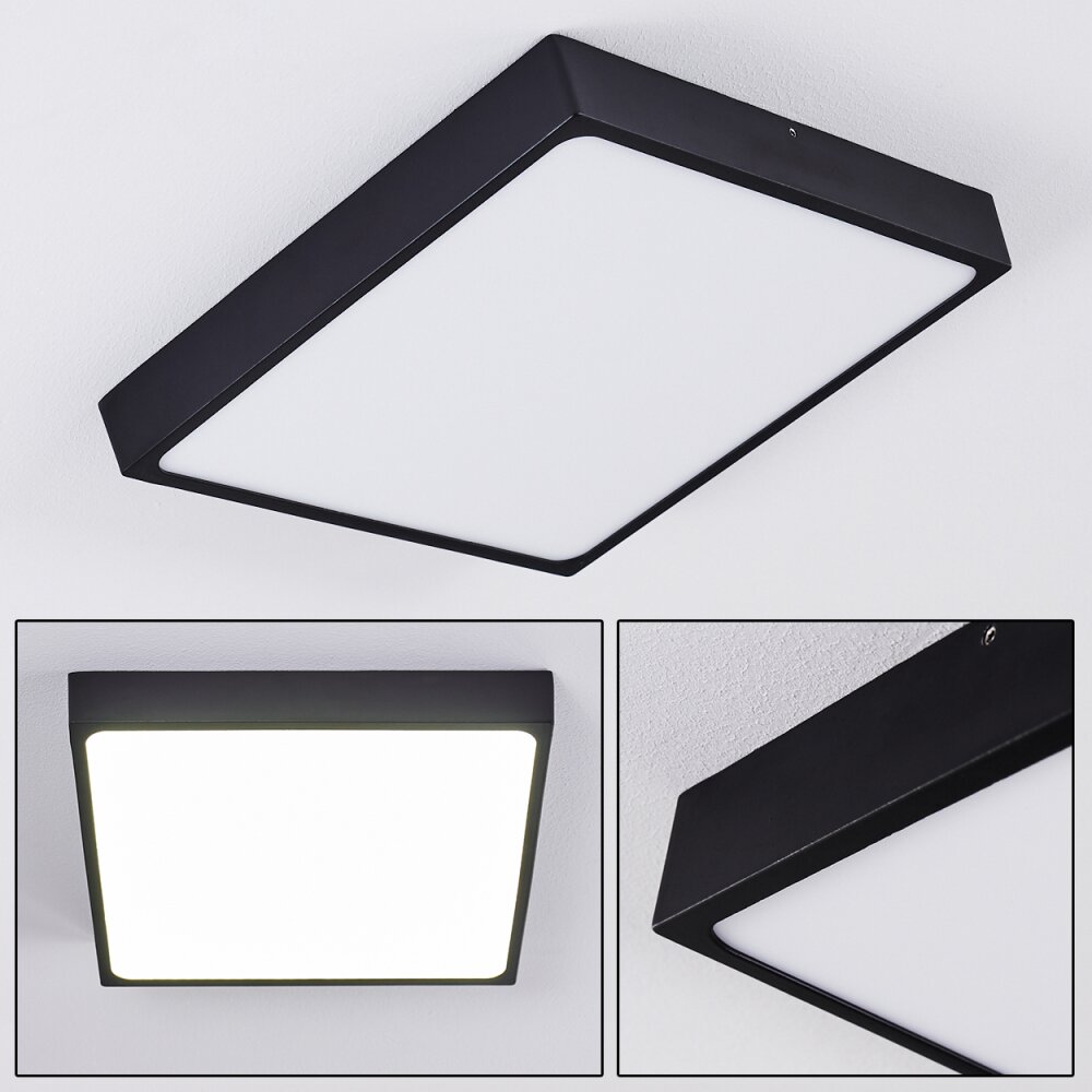 Kragos Plafoniera LED Nero, Bianco, 1-Luce main product photo