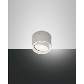 Fabas Luce Anzio Plafoniera LED Bianco, 1-Luce