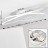 Chute Plafoniera LED Bianco, 1-Luce