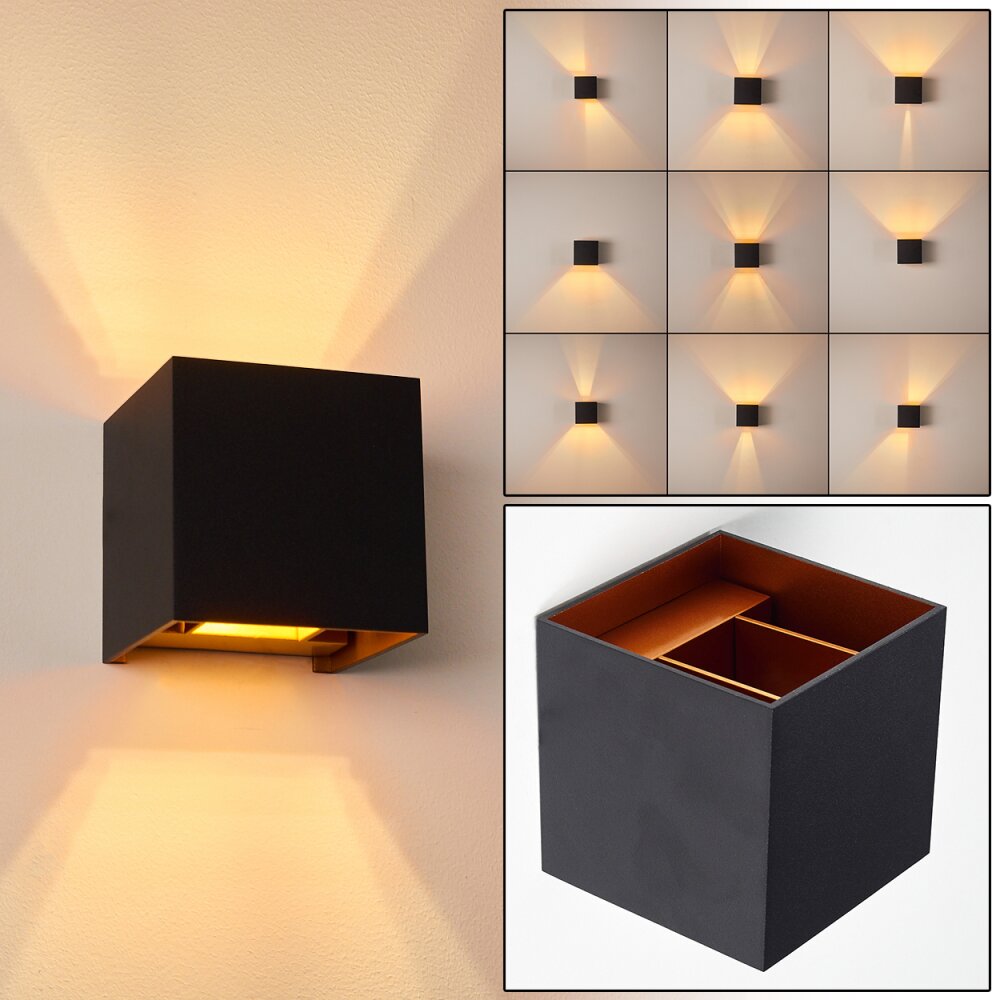 Badajoz Applique Ramato, Nero, 1-Luce main product photo
