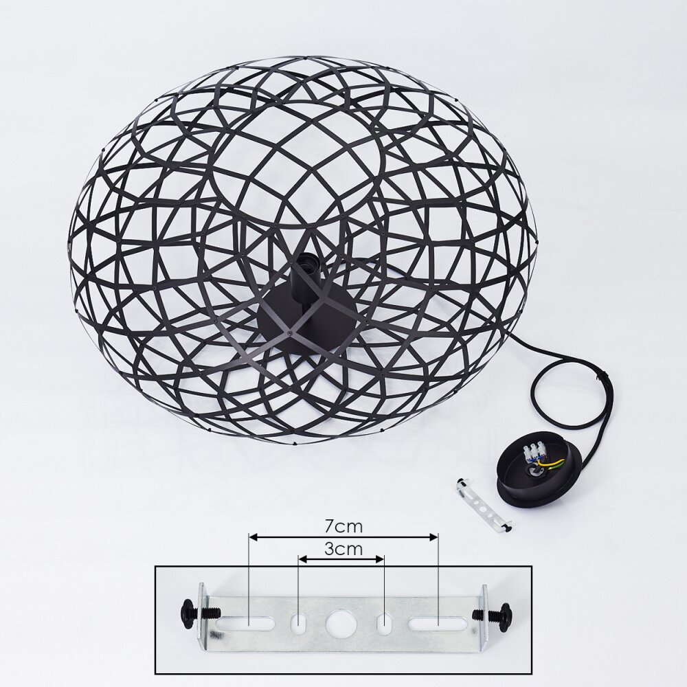 Shupá Lampadario a sospensione Nero, 1-Luce