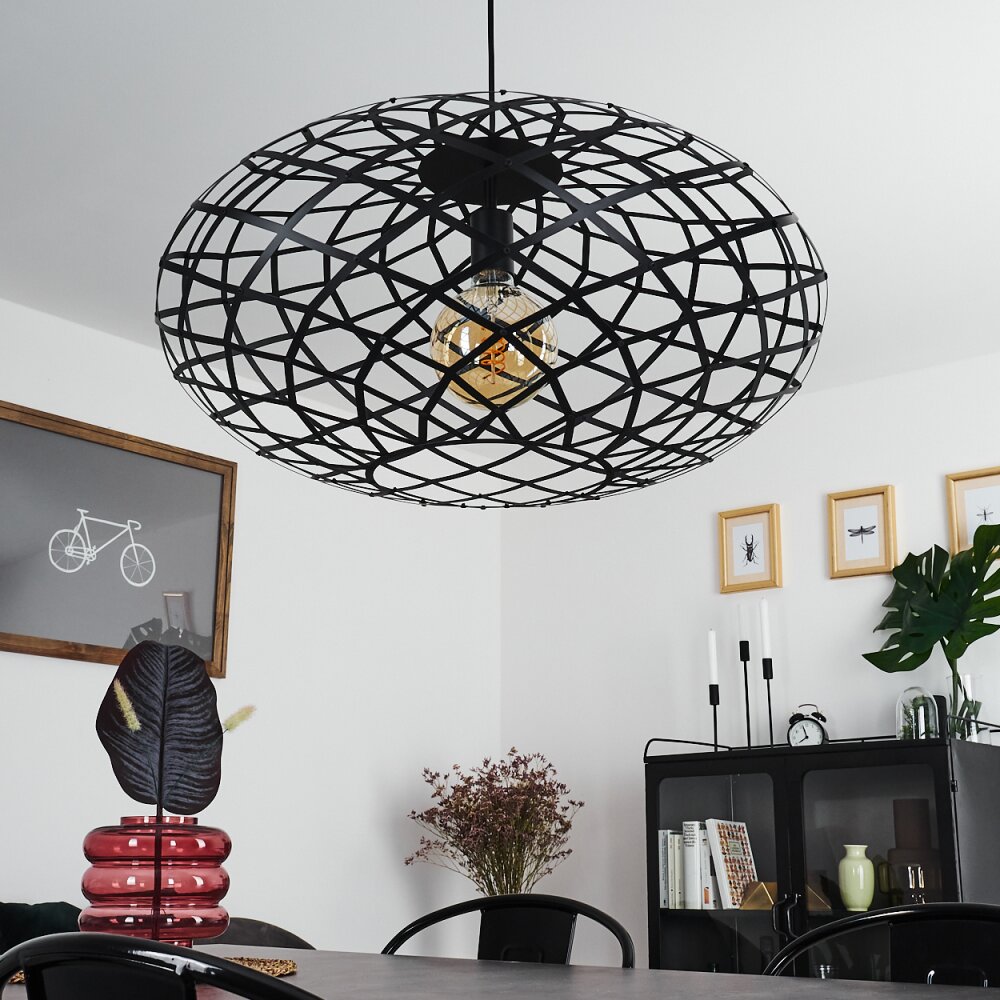 Shupá Lampadario a sospensione Nero, 1-Luce