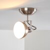 Tina Plafoniera Nichel opaco, 1-Luce