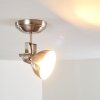 Tina Plafoniera Nichel opaco, 1-Luce