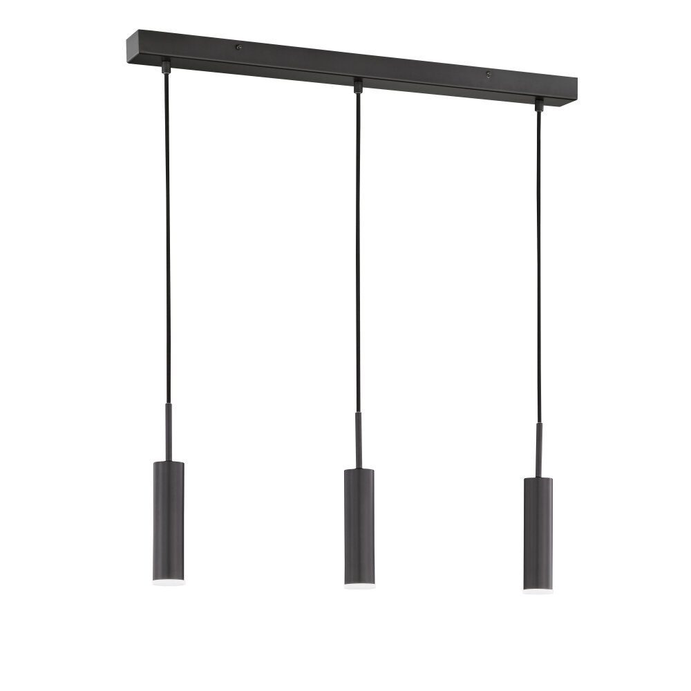 SCHÖNER WOHNEN-Kollektion STINA Lampada a Sospensione LED Nero, 3-Luci main product photo