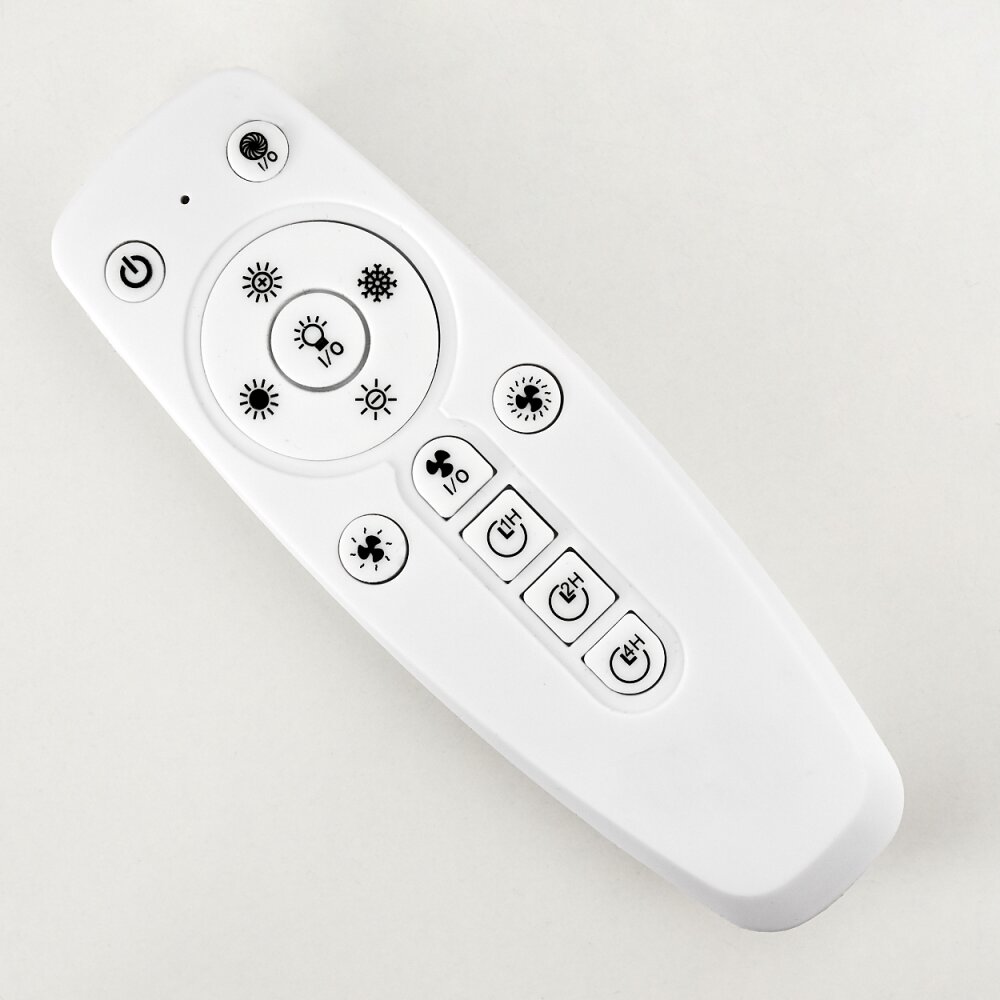 Nagoya ventilatore da soffitto LED Bianco, 1-Luce, Telecomando