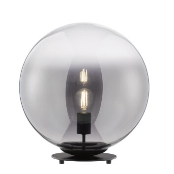 SCHÖNER WOHNEN-Kollektion MIRROR Lampada da tavolo Nero, 1-Luce