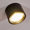 Kristallo Plafoniera LED Nero, 1-Luce