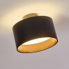 Baraboo Plafoniera LED Nero, 1-Luce