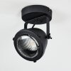 Glostrup Plafoniera LED Nero, 1-Luce