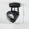 Glostrup Plafoniera LED Nero, 1-Luce