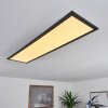 Nexo Plafoniera LED Nero, 1-Luce, Telecomando