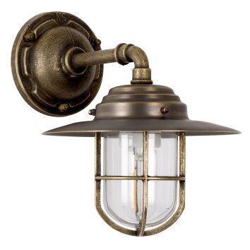 KS Verlichting Tours Applique Bronzo, Ramato, 1-Luce