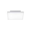 Leuchten-Direkt CANVAS Plafoniera LED Bianco, 1-Luce, Telecomando