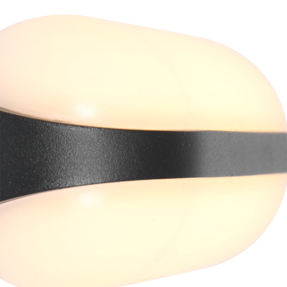 Steinhauer Siargao Applique da esterno LED Nero, 1-Luce