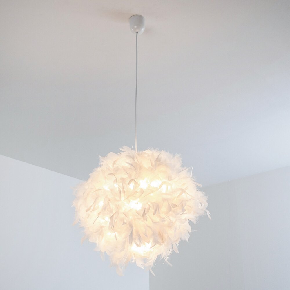 Skaulo Lampada a Sospensione Bianco, 1-Luce