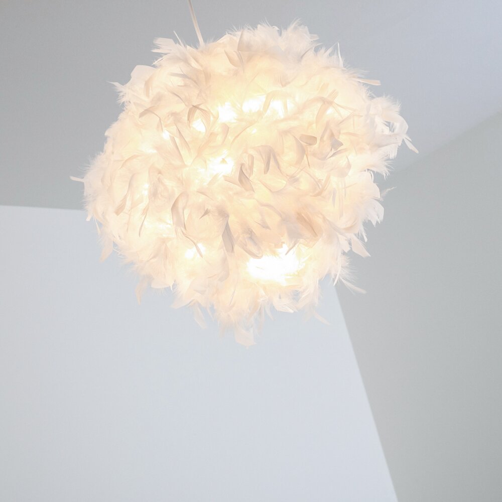 Skaulo Lampada a Sospensione Bianco, 1-Luce