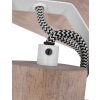 Steinhauer Gearwood Faretto da soffitto Legno scuro, Bianco, 4-Luci