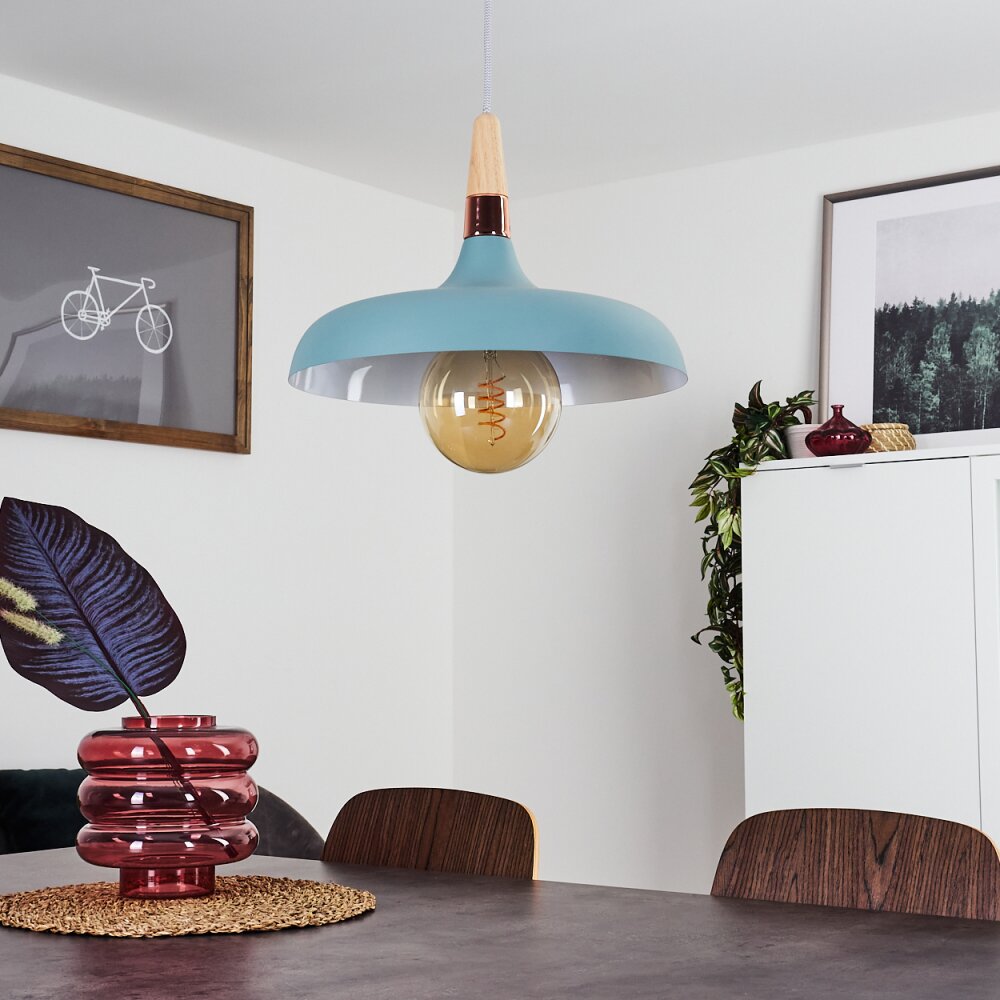 Noez Lampadario a sospensione Blu, 1-Luce