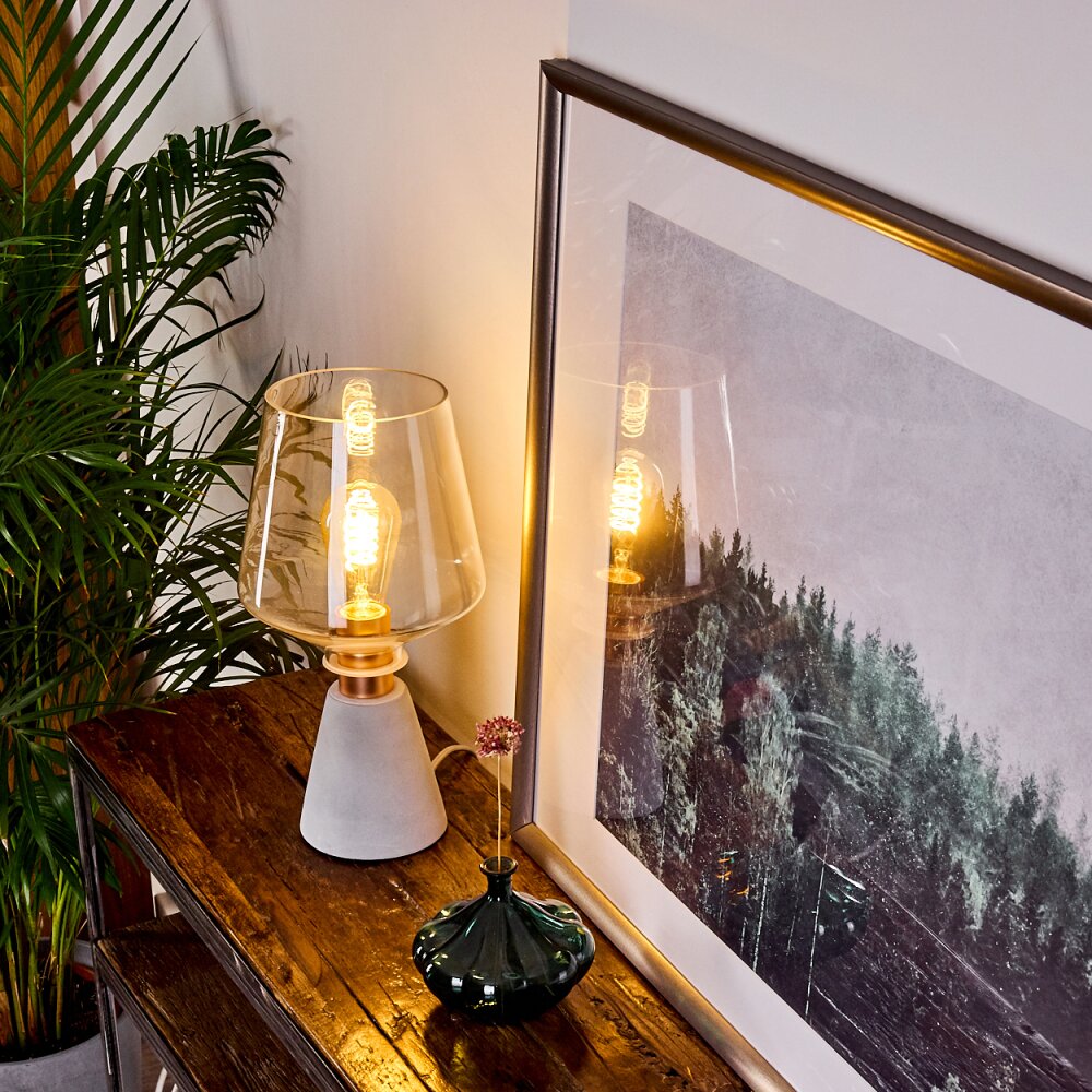 Jaen Lampada da tavolo Grigio, Ramato, 1-Luce main product photo