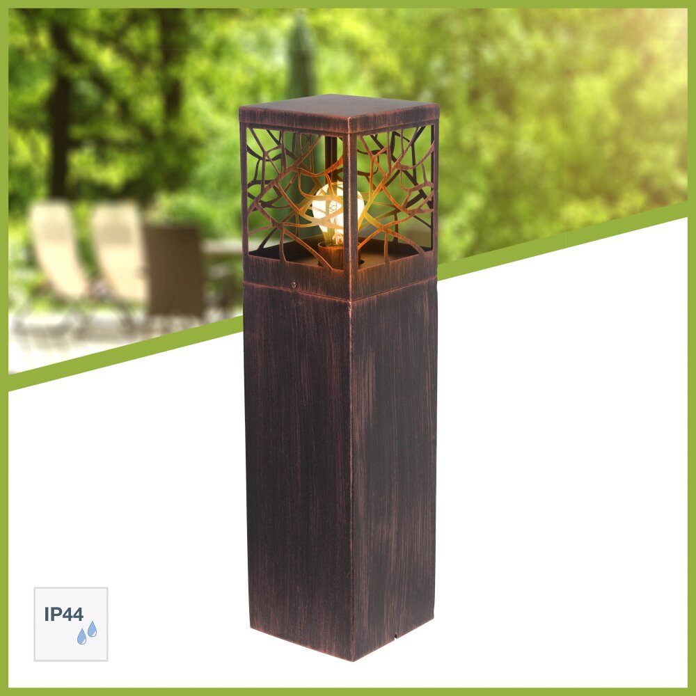 Brilliant Whitney Lampada con piedistallo Ruggine, 1-Luce main product photo