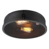 Brilliant Zois Plafoniera Nero, 1-Luce