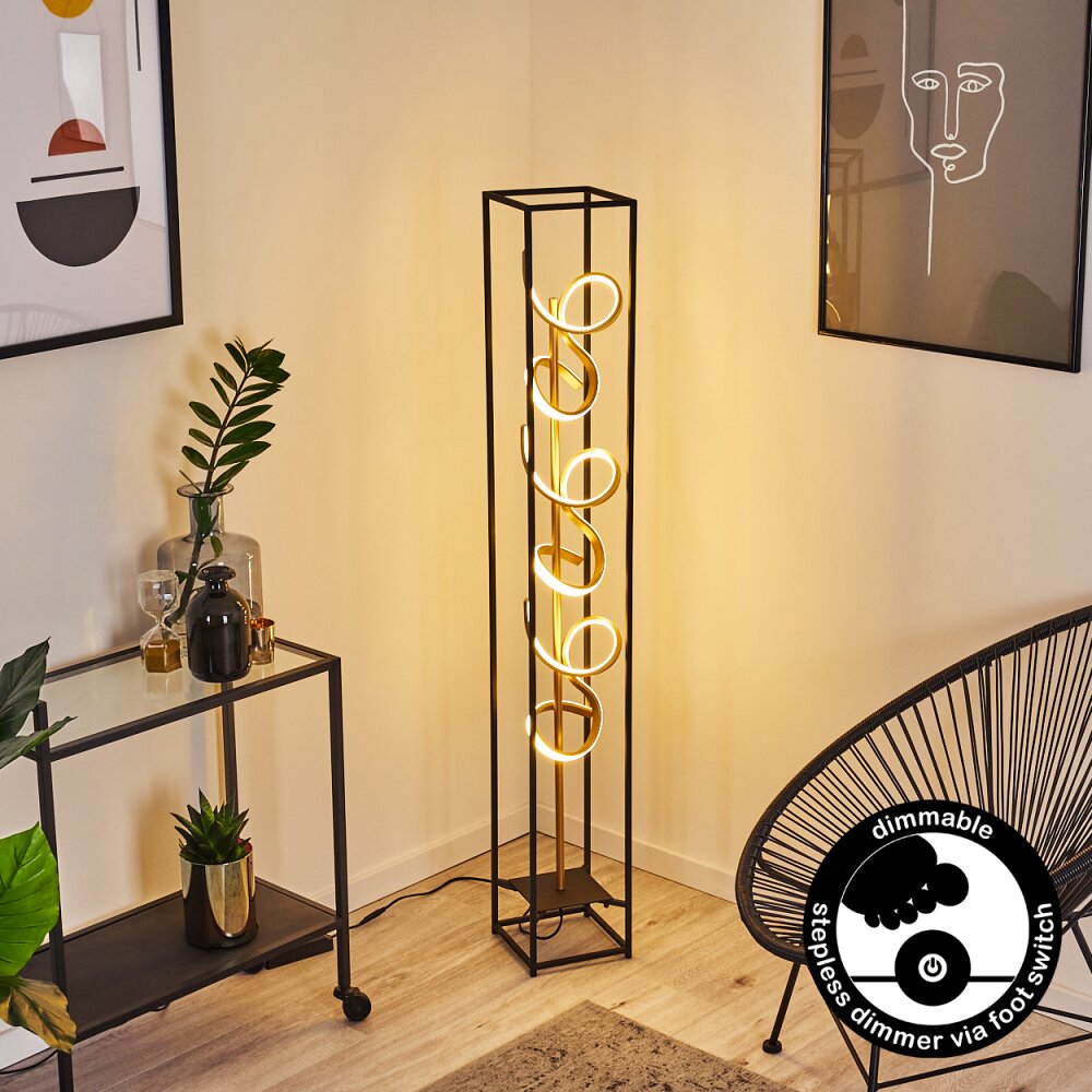 Pericos Lampada da terra LED Nero, 3-Luci main product photo