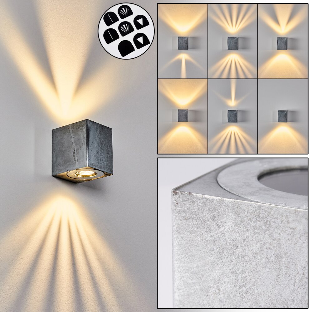 Mora Applique da esterno LED Nichel opaco, 2-Luci main product photo