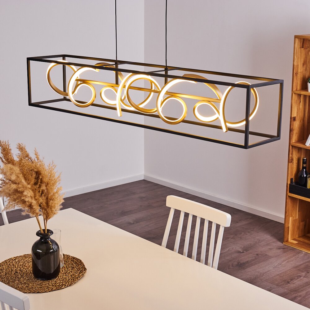 Pericos Lampada a Sospensione LED Nero, 4-Luci main product photo