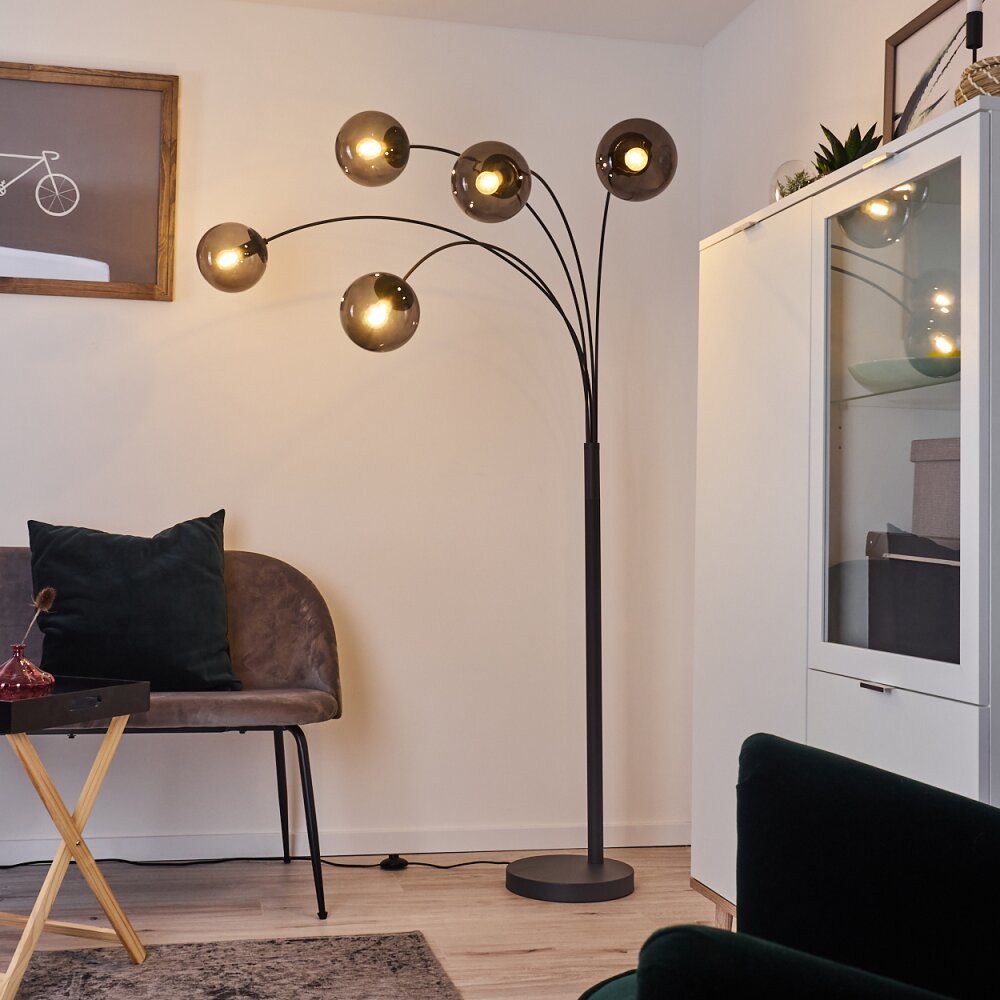 Mesas Lampada da terra Antracite, 5-Luci main product photo