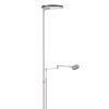 Steinhauer Turound Lampada da terra LED Acciaio satinato, 2-Luci