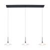 Steinhauer Tallerken Lampada a Sospensione LED Nichel opaco, 3-Luci Steinhauer Tallerken Lampada a Sospensione LED Nichel opaco, 3-Luci