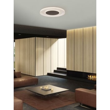 Mantra MOCA Plafoniera LED Marrone, Bianco, 1-Luce