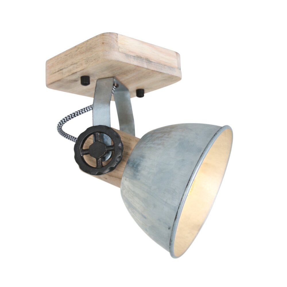 Steinhauer Gearwood faretto Legno chiaro, Nichel opaco, 1-Luce main product photo