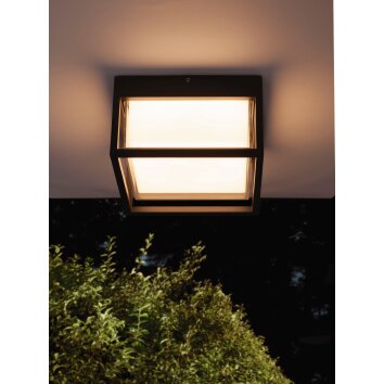 Mantra CHAMONIX Plafoniera da esterno LED Grigio, 1-Luce